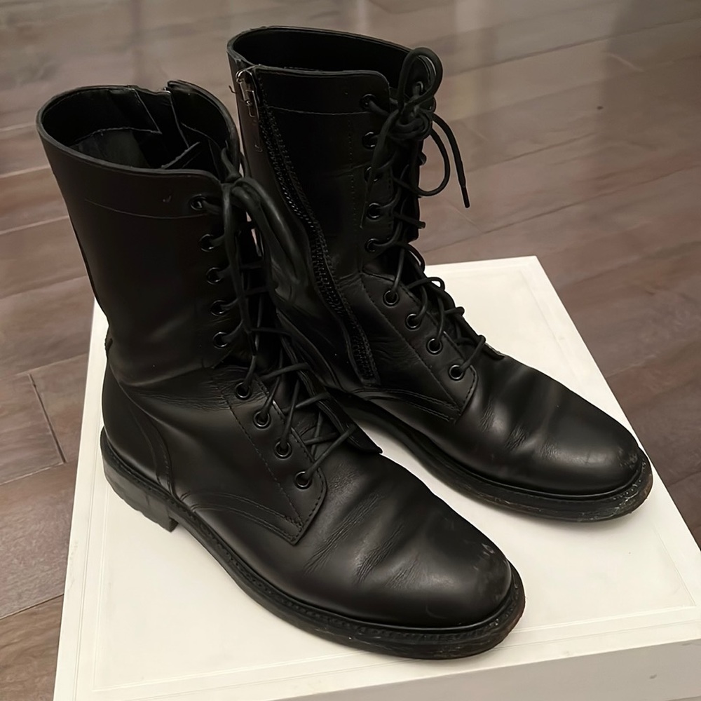 Celine combat boots